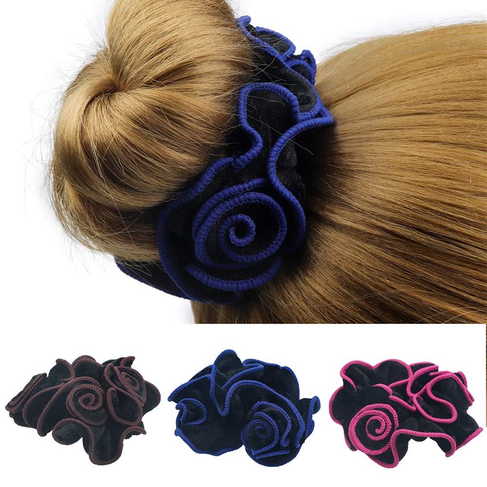 Velvet Jewelry Box - Headbands Lady Scrunchies Accessories Hairclips Ponytail
