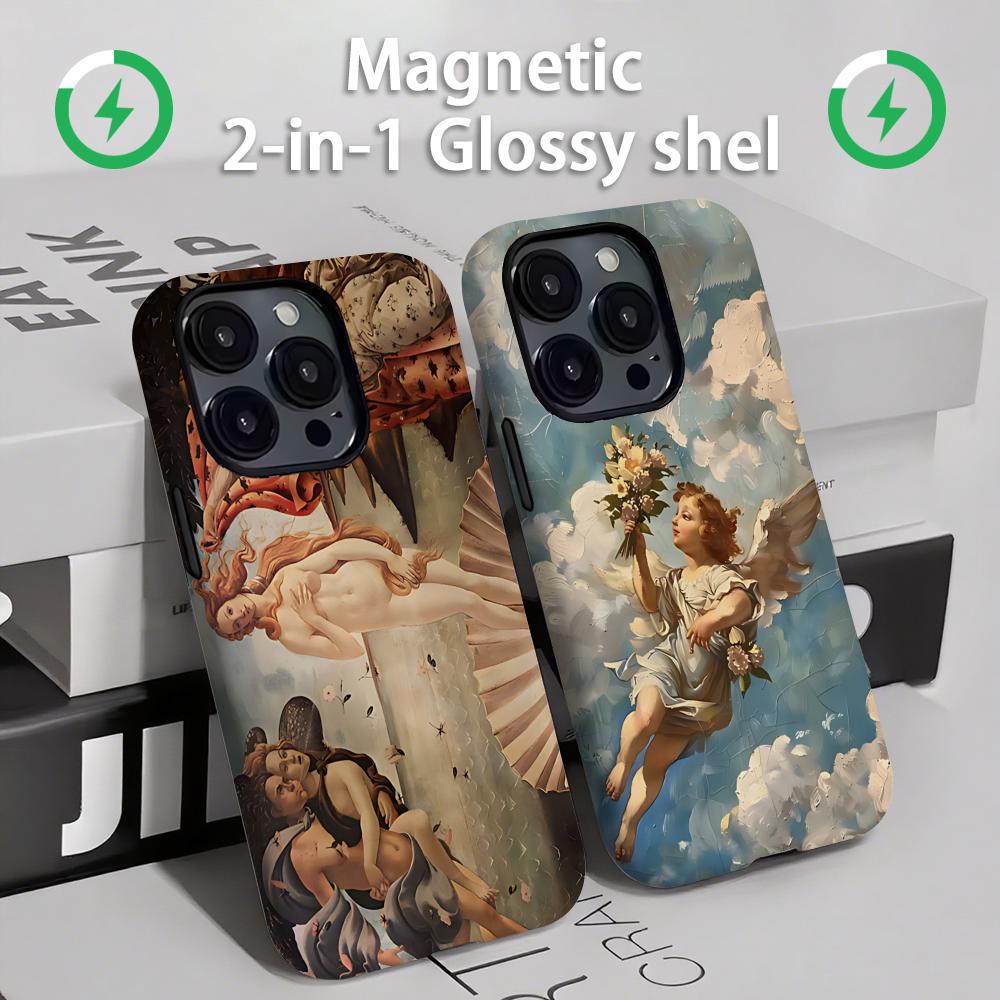 Apple Iphone 15 Pro Max - Renaissance Art Paintings Phone Case Magnetic