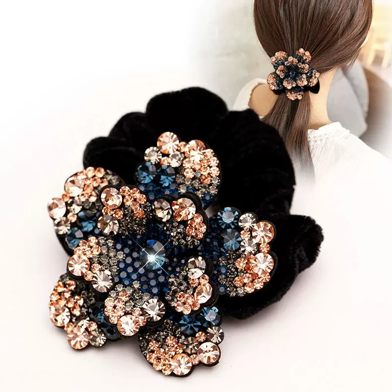 Women Rhinestone Scrunchies Ve - огляд і ціна Velvet Jewelry Box
