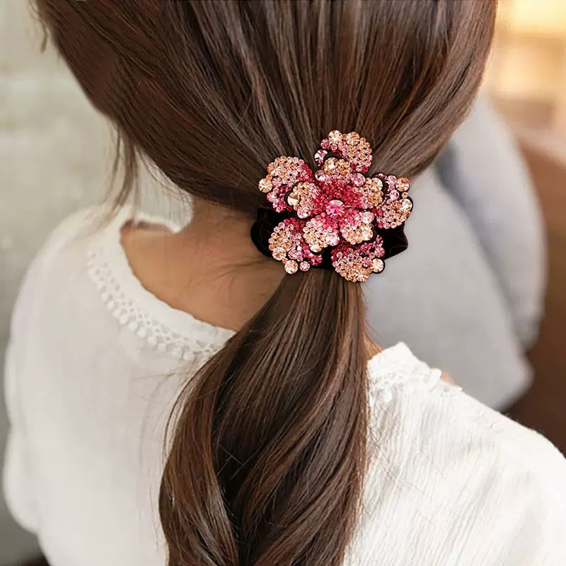 Women Rhinestone Scrunchies Ve - огляд і ціна Velvet Jewelry Box