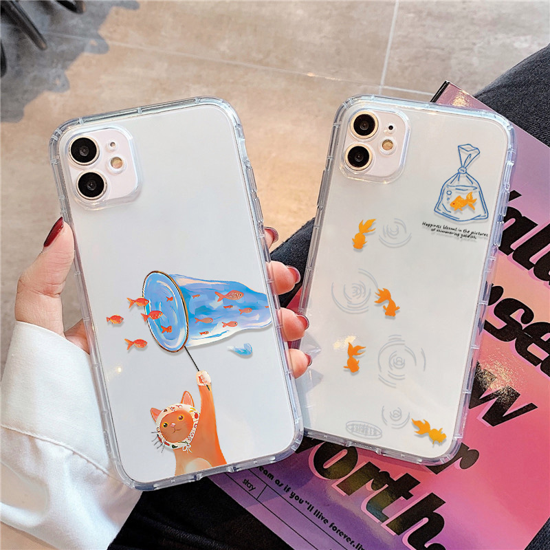 Lovely Fishes Clear Phone Case - огляд і ціна Apple Iphone 15 Pro Max