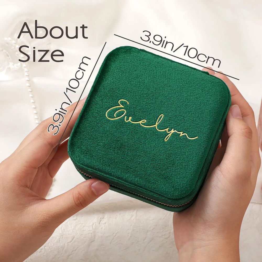 Personalized Jewelry Box Velve - огляд і ціна Velvet Jewelry Box