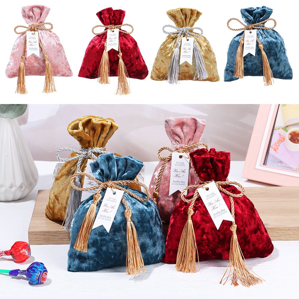Velvet Cloth Drawstring Tassel - огляд і ціна Velvet Jewelry Box
