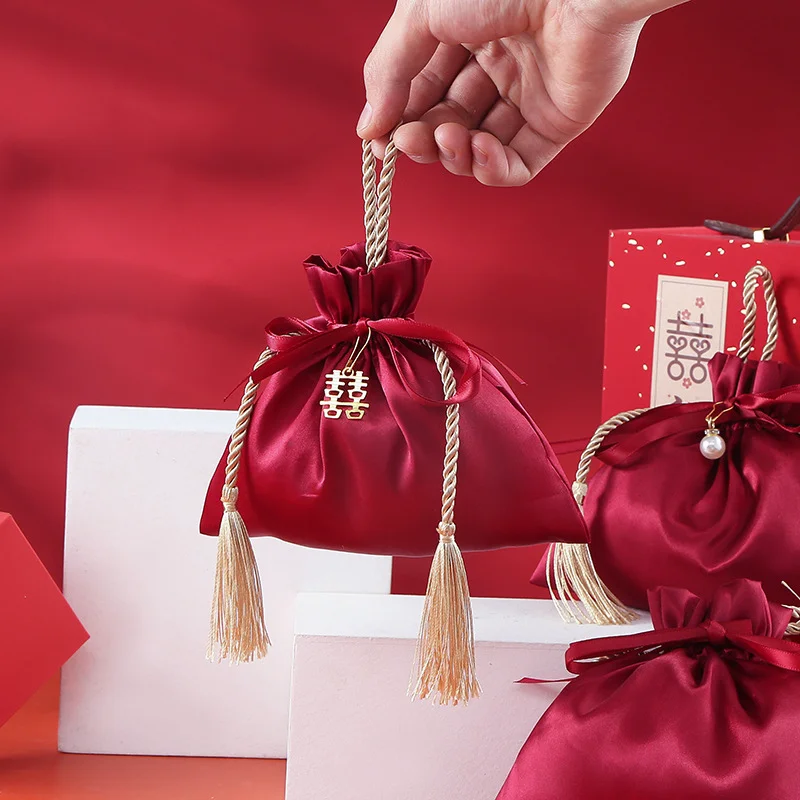 10PCS Luxury Packing Drawstrin - огляд і ціна Velvet Jewelry Box